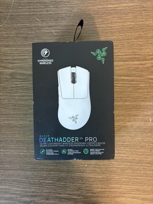 New (Sealed) Razer DeathAdder V3 Pro Wireless Gaming Mouse - White