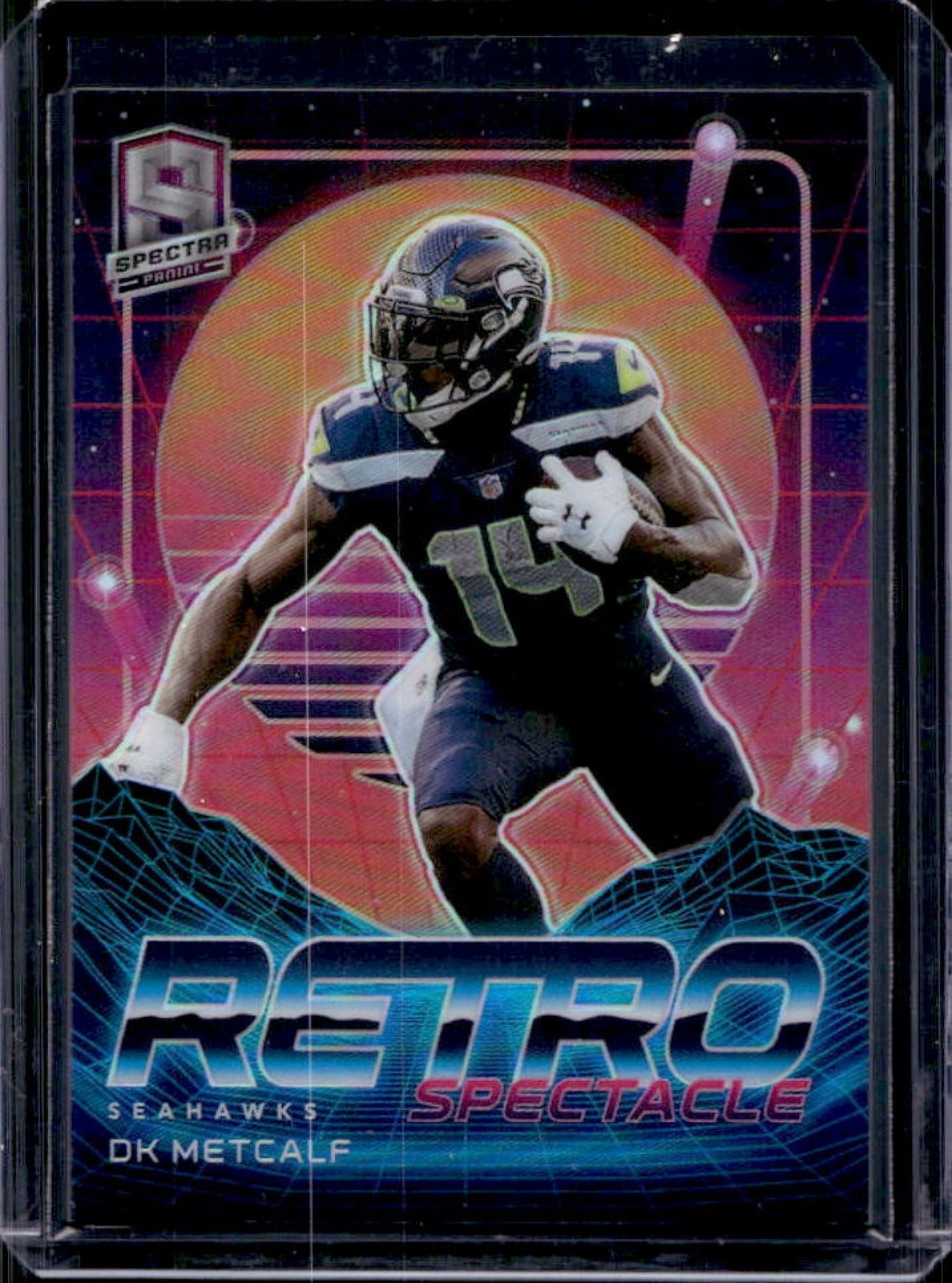 2021 Panini Spectra DK Metcalf Retro Spectacle Diamond Kings #RS-32 Seahawks