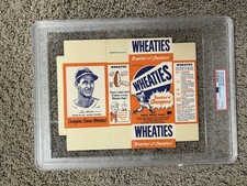 1951 Wheaties - TED WILLIAMS - Complete Single Serve Box - PSA 6