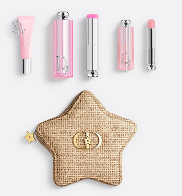 DIOR LUCKY STAR SET CD Star Pouch + Glow Stick, Glow Butter, Lip Glow NEW in BOX