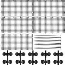 Aquarium Trennwand Kunststoff Gitter Divider Kit Teiler 5 Stück Zubehör