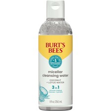 Burt's Bees Micellar Cleansing Water with Coconut  Lotus Extract, 8 Oz Package