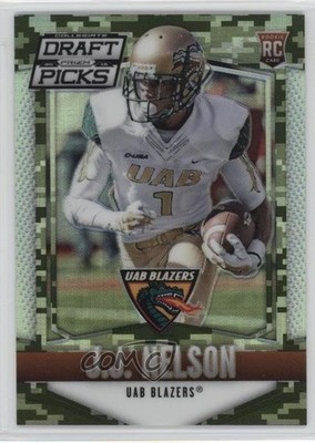 2015 Panini Prizm Collegiate Draft Picks Camo /199 JJ Nelson #188 Rookie RC 1s8