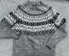 Abercrombie and Fitch Fair Isle Scandi Nordic Sweater Women  s Sz Xsmall