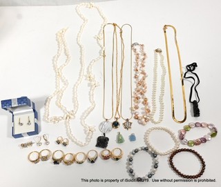 LOT VINTAGE WOMENS COSTUME JEWELRY Honora CZ 14k Napier Gemstones