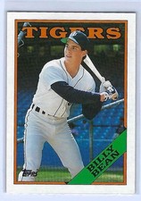 1988 Topps BILLY BEAN RC #267 E771