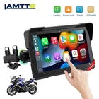 7" Waterproof Motorcycle Navigator Wireless CarPlay Android Auto Portable Screen
