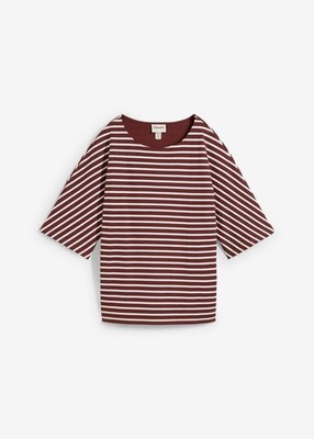 Oversize-Sweatshirt aus reiner Baumwolle Gr. 36/38 Kaffeebraun Damen Shirt Neu