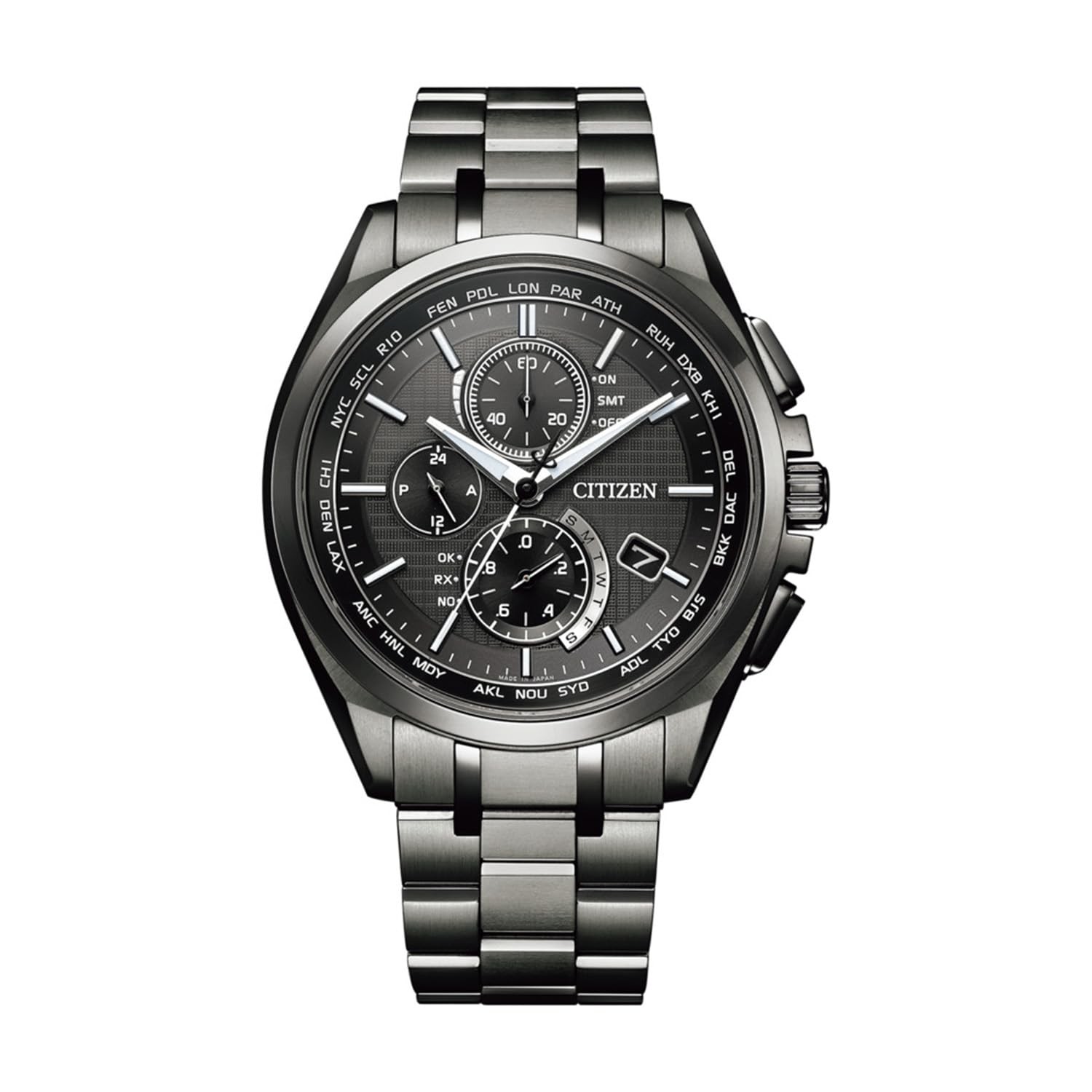 Citizen Attesa Eco-Drive AT8044-56E Radio Clock Direct Flight
