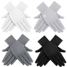 4 Pairs Women Sun Gloves UV Protection Touchscreen Driving