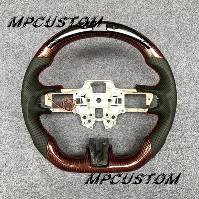 Real Carbon Fiber Steering Wheel Fit For Mustang Shelby GT305/GT350R 2018-2023