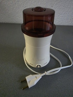 Vintage Moulinex Kaffeemühle MCOC   elektrische Mühle 70er Jahre, 120 Watt