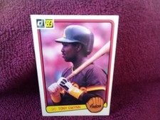  1983 donruss tony gwynn baseball card #598 - rookie - hof. rookie card picture