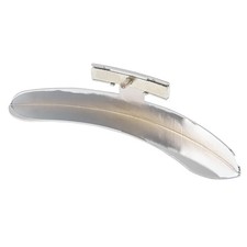 1 PCS Metal Single Leg Banjo Armrest Protector Part Accessory Silver Steel