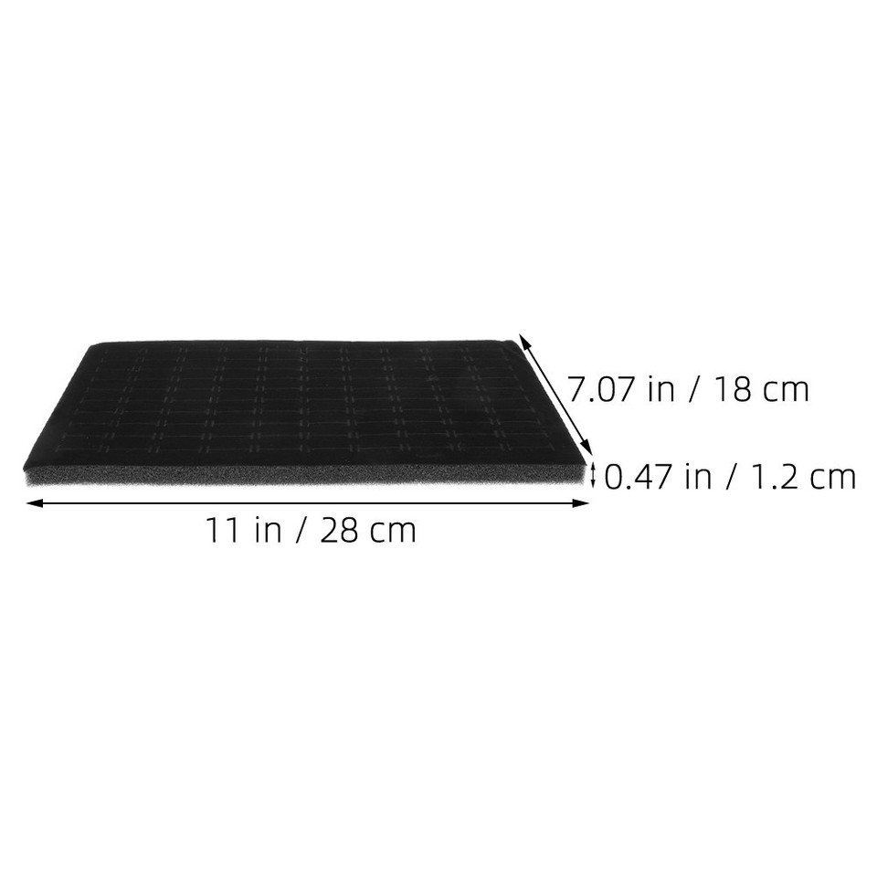 6pcs Rectangular Sponge Mat Jewelry Protective Pad Jewelry Box ...