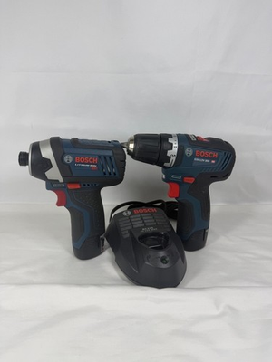 #ad Bosch 12v Drill Impact Combo Kit GSR12v 300 PS41 SPBJKI 367766 $129.99