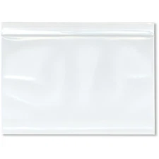 Plymor 8" x 5", 4 Mil Heavy Duty Zipper Reclosable Plastic Bags