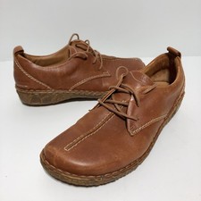 Josef Seibel Womens Brown Leather Center Seam...