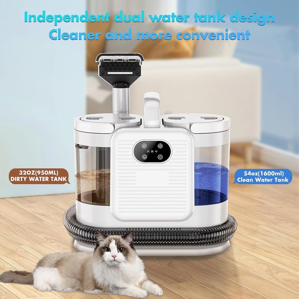 OMESER C988 15KPa Waschsauger Nass Sauger Teppich Polster Reiniger 1650W DHL - Bild 3 von 4