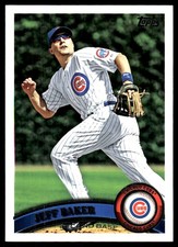 Jeff Baker 2011 Topps #502 Chicago Cubs MLB READ FREE SHIPPING AutographDen