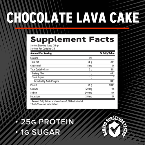 GNC AMP Pure Isolate Chocolate Lava Cake Multistep Repair Muscles 2,1lb NEU - Bild 2 von 2