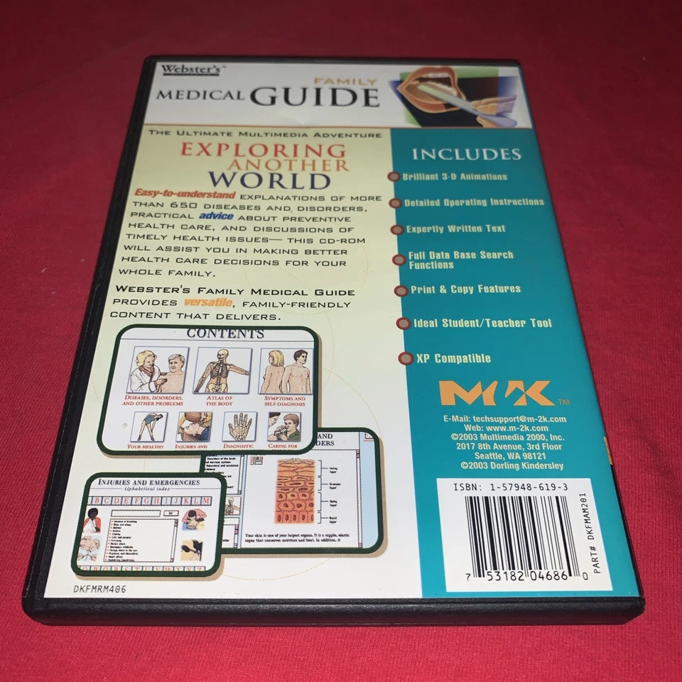 WEBSTER'S MILLENIUM FAMILY MEDICAL GUIDE (CD-ROM) M2K - Image 2 of 4