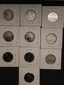 2012,2013,2014,2015,2016,2017 S Quarters AU from bank rolls