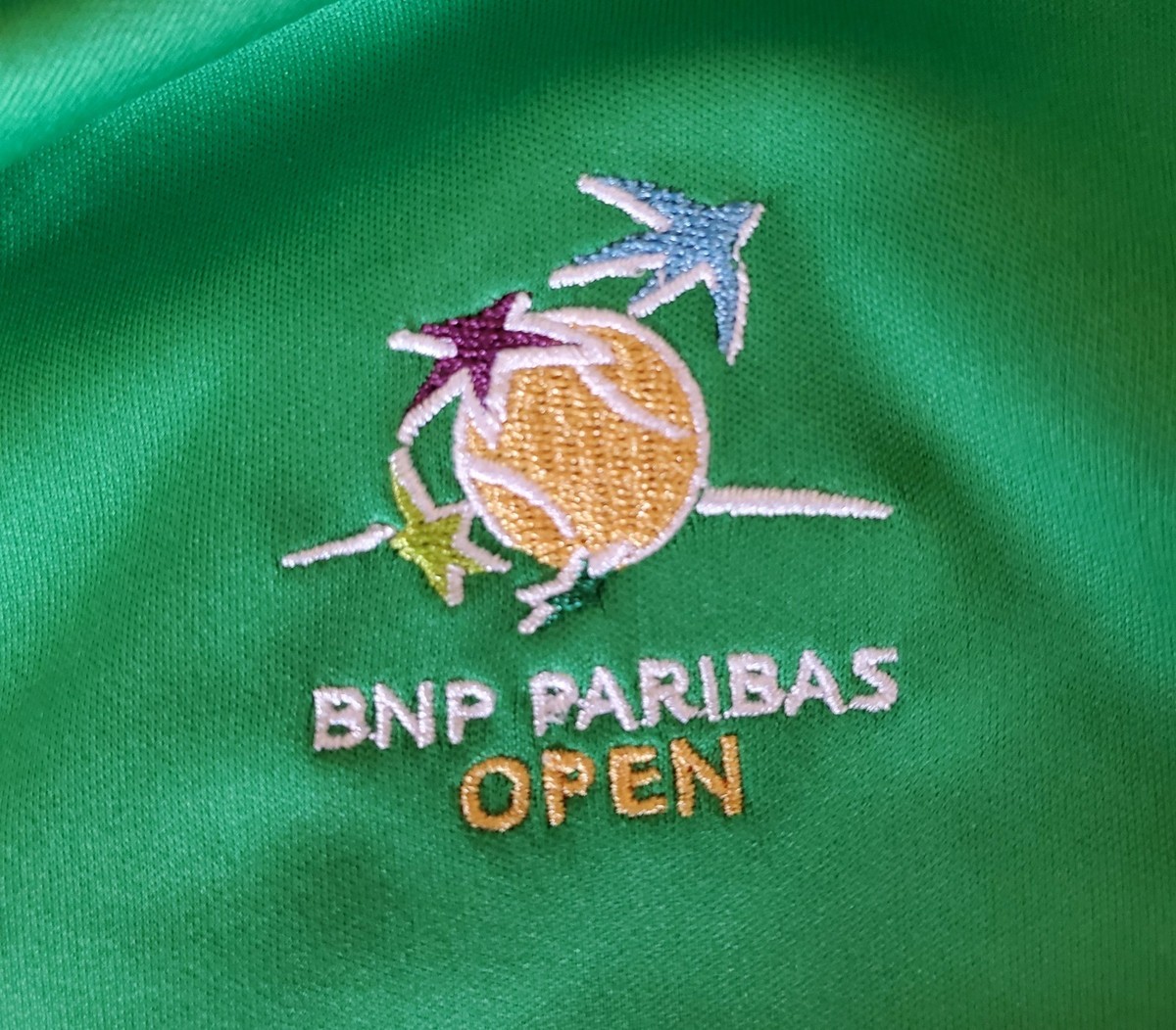 FILA BNP Paribas Open Tennis Polo Shirt Green Youth MEDIUM - NWOT