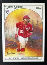 2023 Topps X Bob Ross The Joy of Baseball Joey Meneses #98 Reds