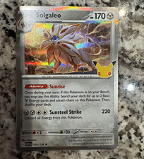 Pokemon TCG Celebrations Solgaleo Holo Classic Collection 105/128 English 170HP