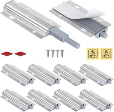 Push to Open Cabinet Latches Hardware Magnetic Push Latch 10 Pack Door Latch He