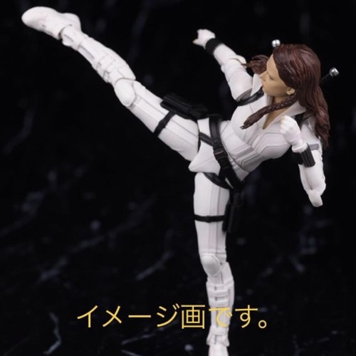 Figura de acción Bandai S.H.Figuarts Black Widow Snow Suit, película MCU... - Imagen 10 de 12