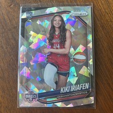 2025 Panini Prizm WNBA - Kiki Iriafen #149 Cracked Ice Variation (RC)