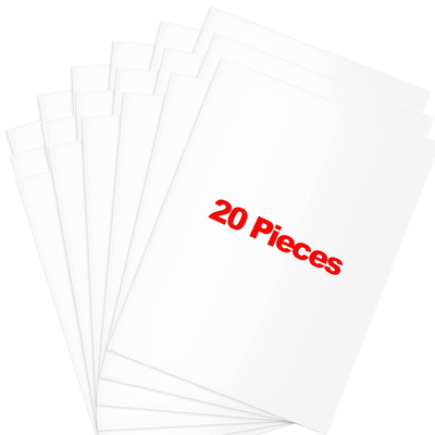 #ad 20 Pieces Vinyl Siding Repair Kit White Self Adhesive Vinyl Siding Patch Kit $9.99