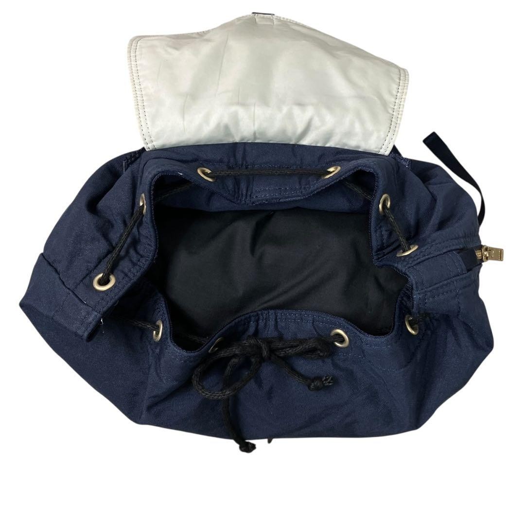 PORTER draft rucksack backpack drawstring gold ha… - image 9