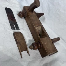 Screw Arm Wooden Plow Plane - CC & Co Auburn N.Y. 1858 to 1864