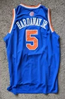 ADIDAS MEN XL +2 NY KNICKS HARDAWAY JR JERSEY BASKETBALL EMBROIDERED NBA BLUE