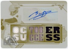 Rafael Devers 2021 Triple Threads White Whale Patch Auto Printing Plate 1/1
