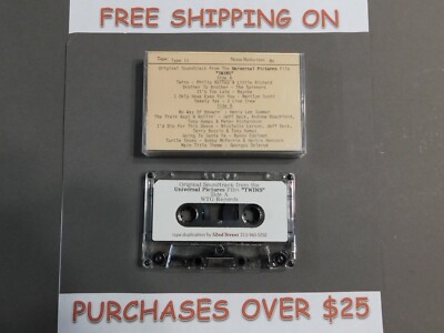 TWINS FEAT. 2 LIVE CREW, JEFF BECK ADVANCED COPY SOUNDTRACK CASSETTE 32