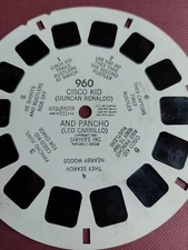 Viewmaster Cisco Kid And Pancho 1950 Reel 960 Combine Shipping 