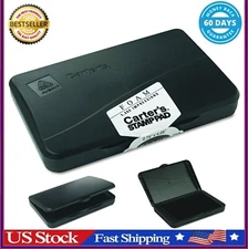 Carter's Stamp Pad Black Ink (21381) 166850 Black Ink Pad Rubber Stamp Foam Eco