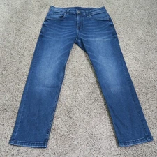 The Perfect Jean NYC Jeans Mens 34 Blue Athletic Fit Stretch Denim Casual 34x27