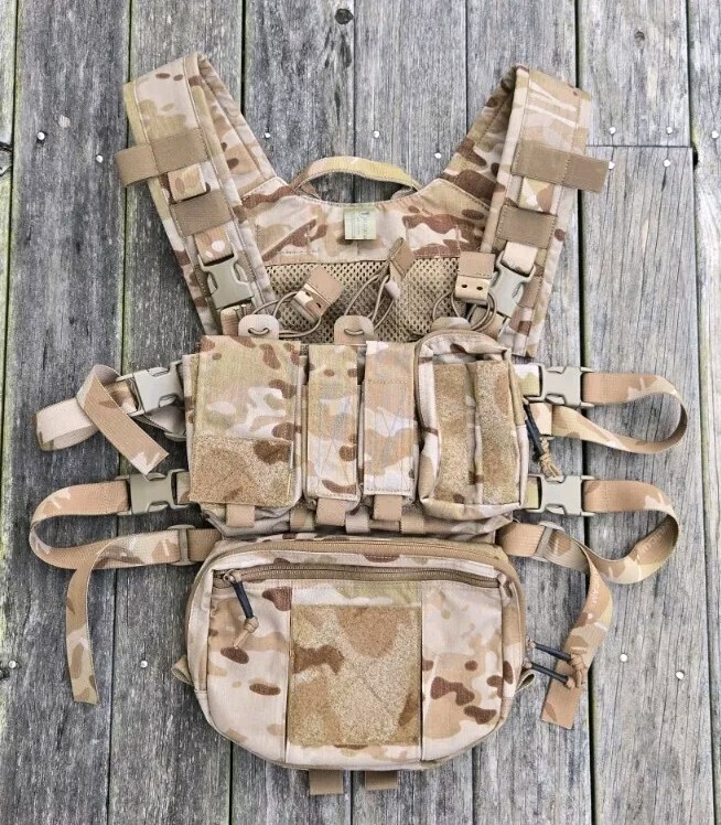Australian Army Platatac CHICOM CRABS B&S Multicam Arid Chest Rig