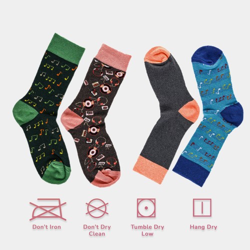 Cosyfeel® Women Socks Super Soft Cotton Thick Breathable 4-Pack Crew Socks - Picture 6 of 58