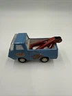Tonka Tow Truck Wrecker Vintage Blue Pressed Steel Metal Vintage 1970s 5"