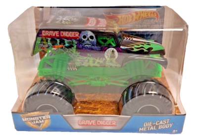 ホットウィール GRAVE DIGGER Hot Wheels Off-Road Monster Jam Grave Digger With Figure NIB | eBay