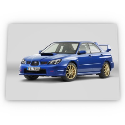 Subaru Impreza WRX STI Poster Satin High Quality Archiv Atemberaubend A1 A2 A3