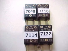 MODIFIED FOR QRP 40 METER CW 4 PACK IN FT-243 HOLDERS 