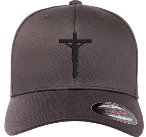 Custom Cross Embroidered Hat FLEXFIT 