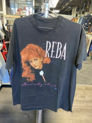 Rare Vintage Reba McEntire Read My Mind 1994 T0ur Single Stitch REPRINT T-Shirt
